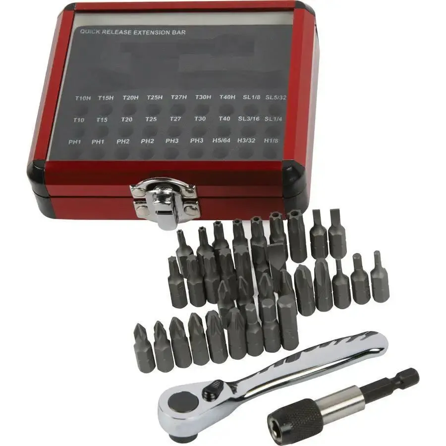 Sunex 38 Pc. Mini Ratchet and Bit Set