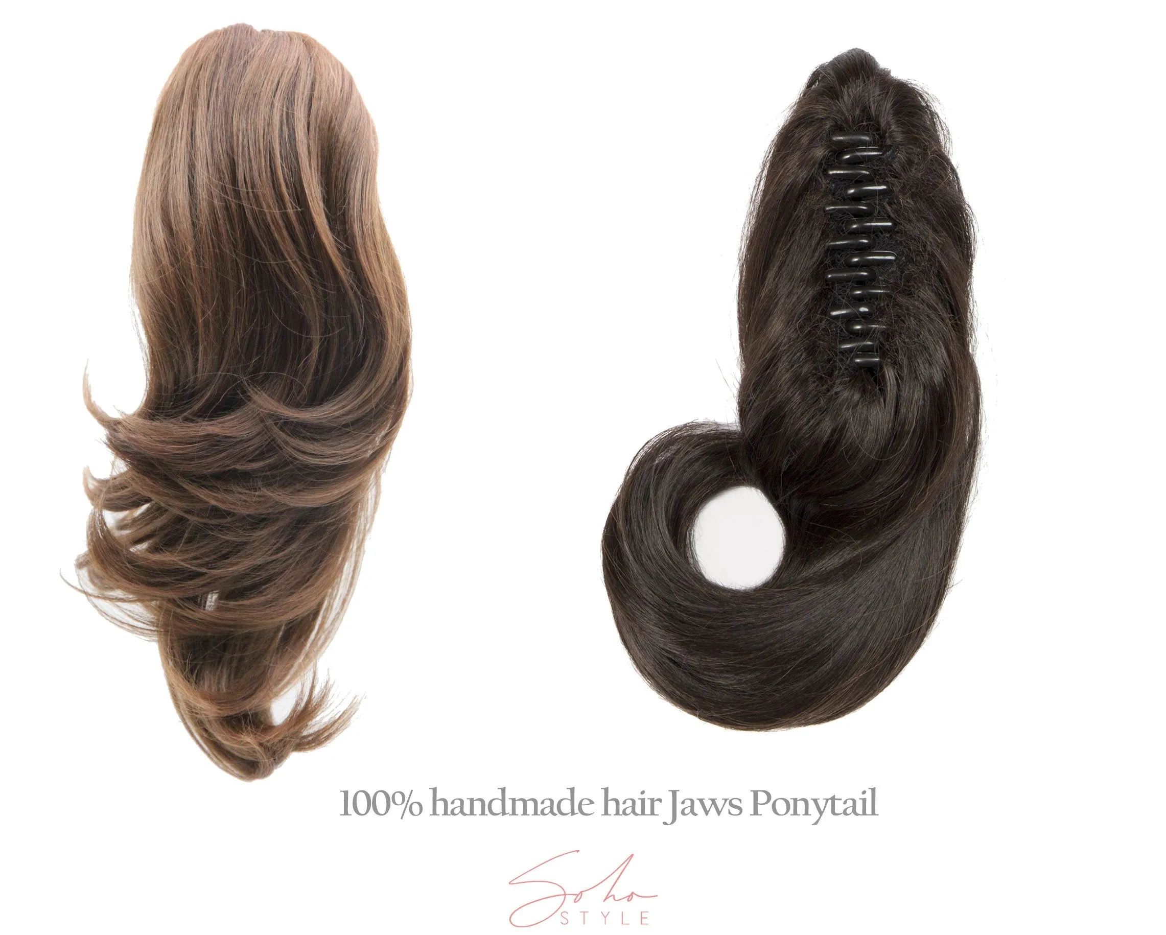 Susan - 16" Futura Wavy Jaw Clip-In Ponytail Extension