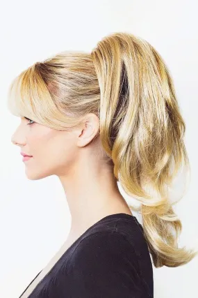 Susan - 16" Futura Wavy Jaw Clip-In Ponytail Extension