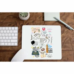 Taylor Swift Mousepad - A Poet's Doodle