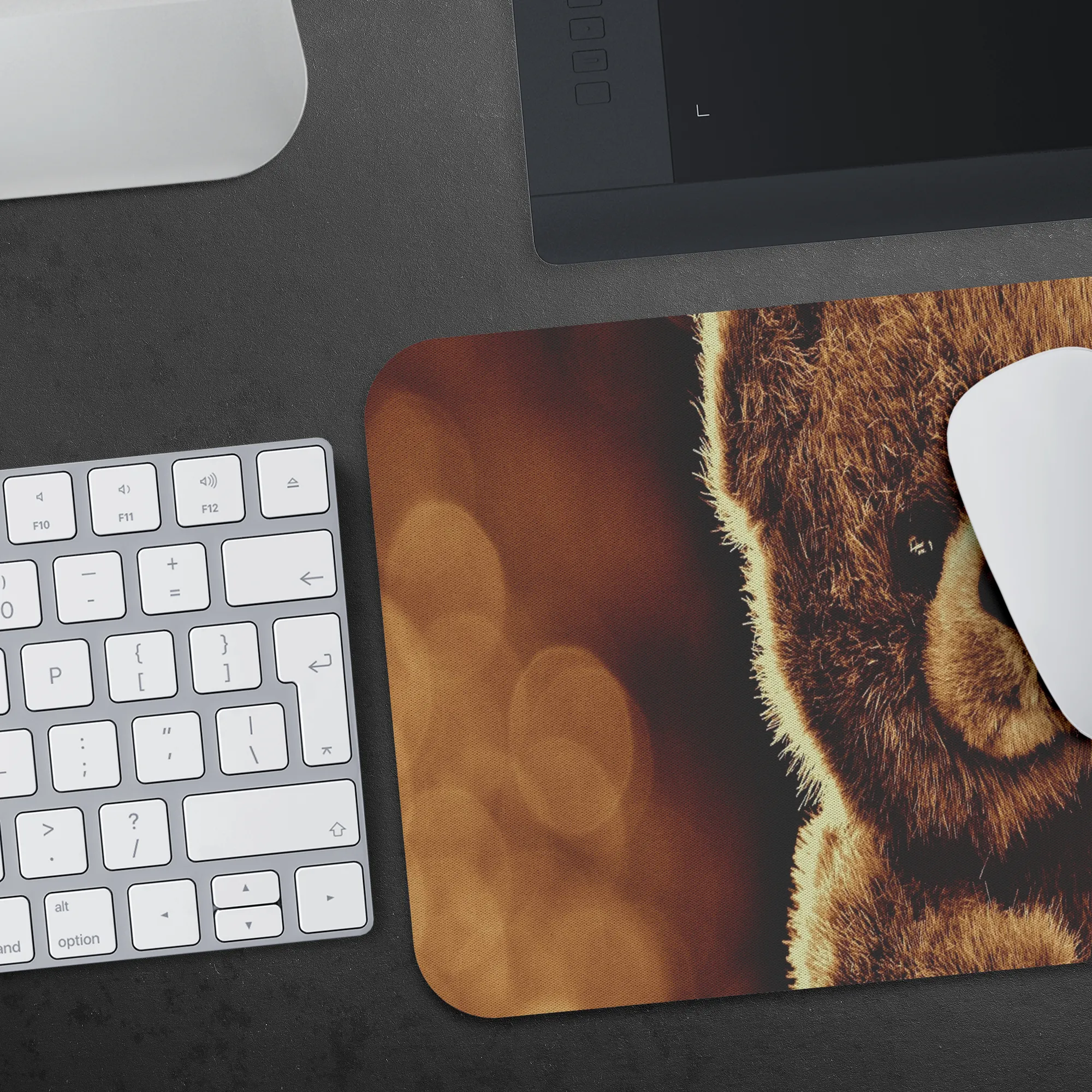 Teddy Bear Mouse Pad - Adorable Cute Mouse Mat - Personalized Home Office Decor - Desk Accessories - Mousepads Computer Accessory