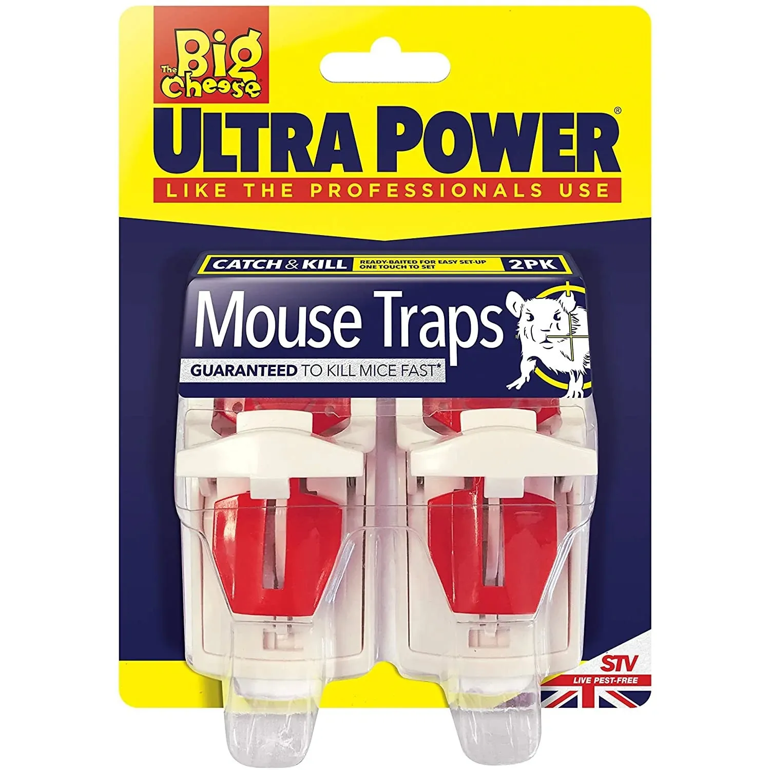 The Big Cheese Ultra Power Mouse Traps 2 Pack