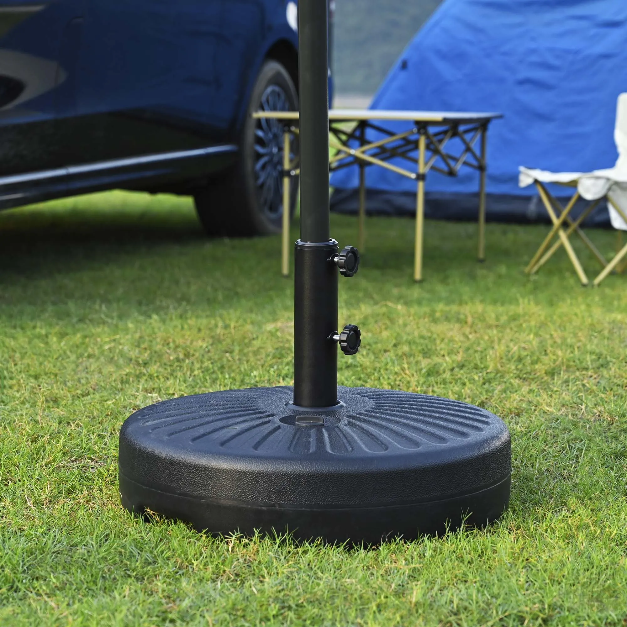 TheLAShop 62 lbs. Umbrella Base for Patio Umbrella Poles 1 1/2" to 1 7/8"