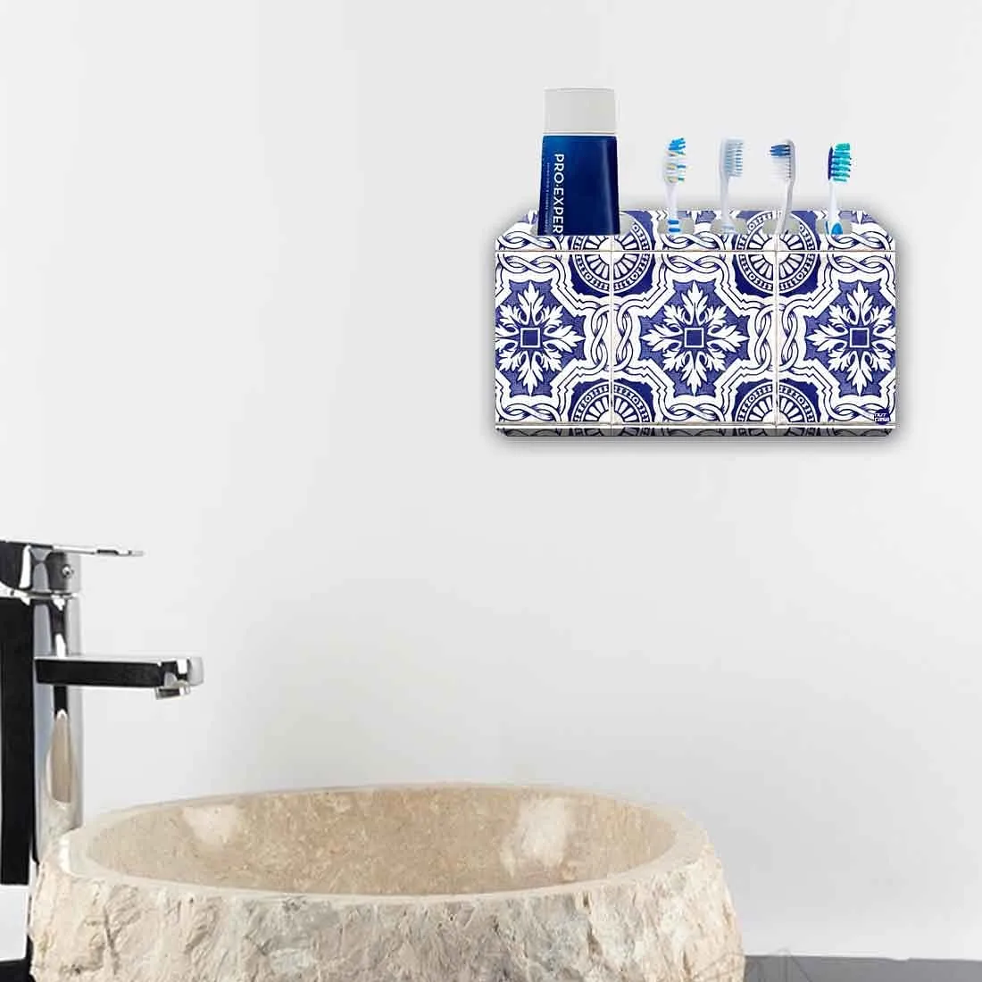 Toothbrush Holder Wall Mounted -Morocco Mosaic