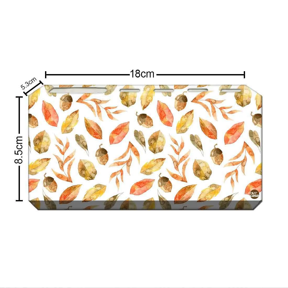 Toothbrush Holder Wall Mounted -Orange Leaf