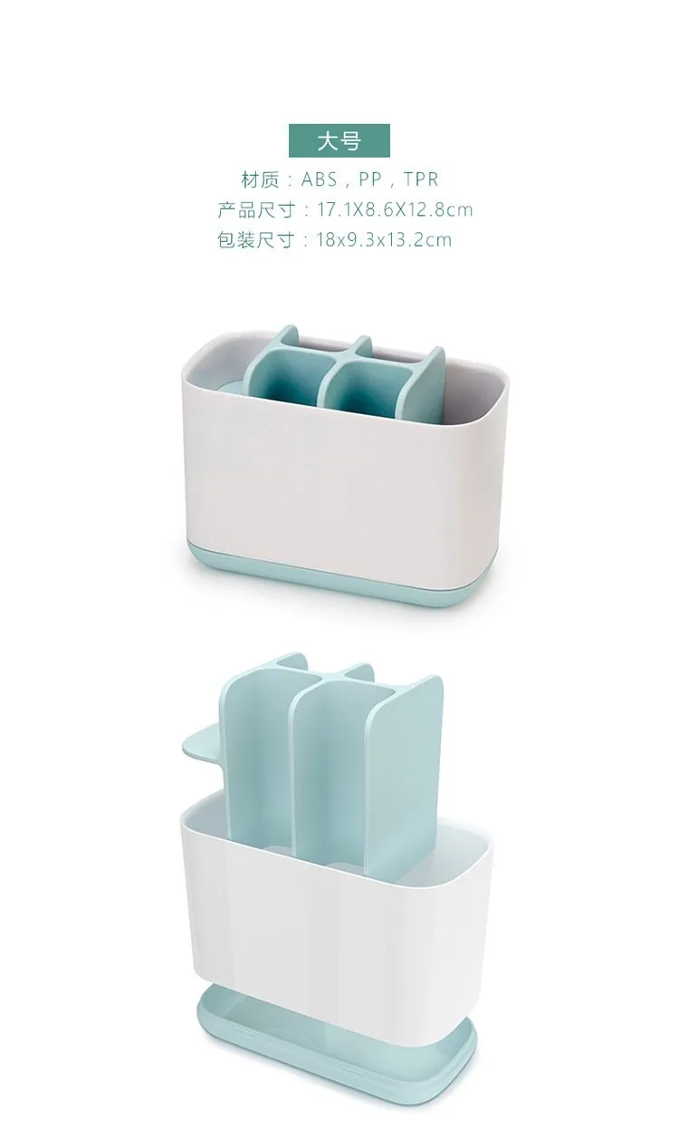 Toothbrush Holder With Anti-Slip Bottom-3 Slots