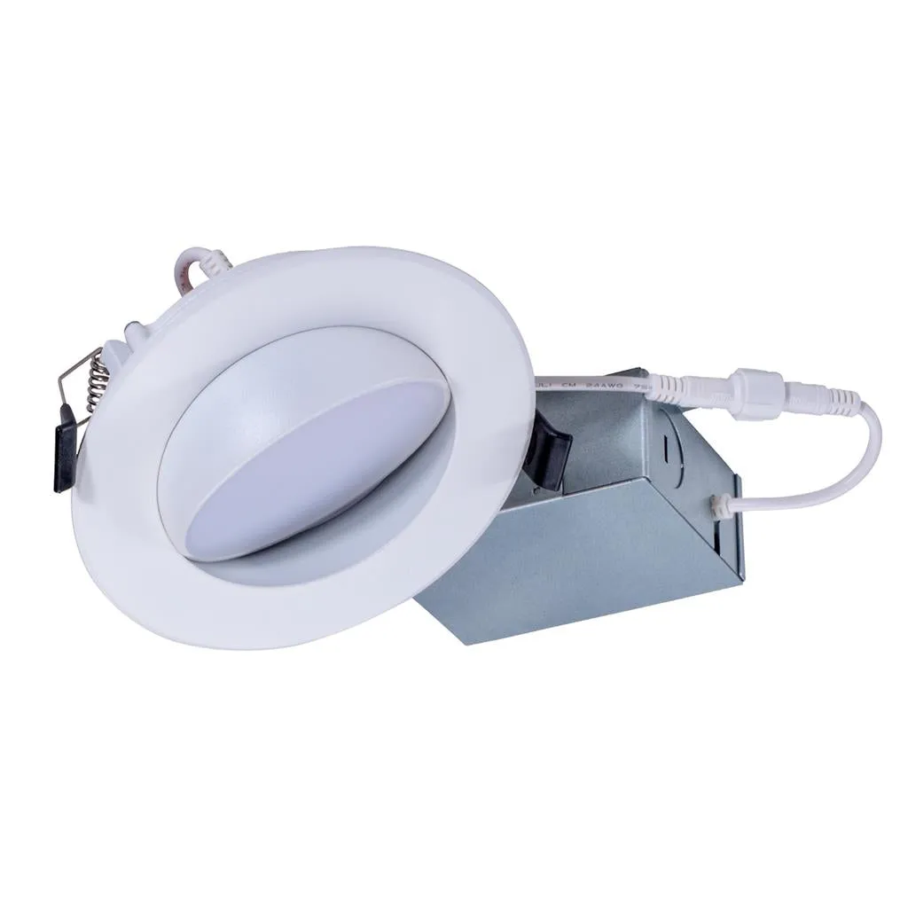 Topaz RDL/4GIM/9/5CTS-46 4 Inch Gimbal CCT Selectable LED Slim Fit Recessed Downlight 9W