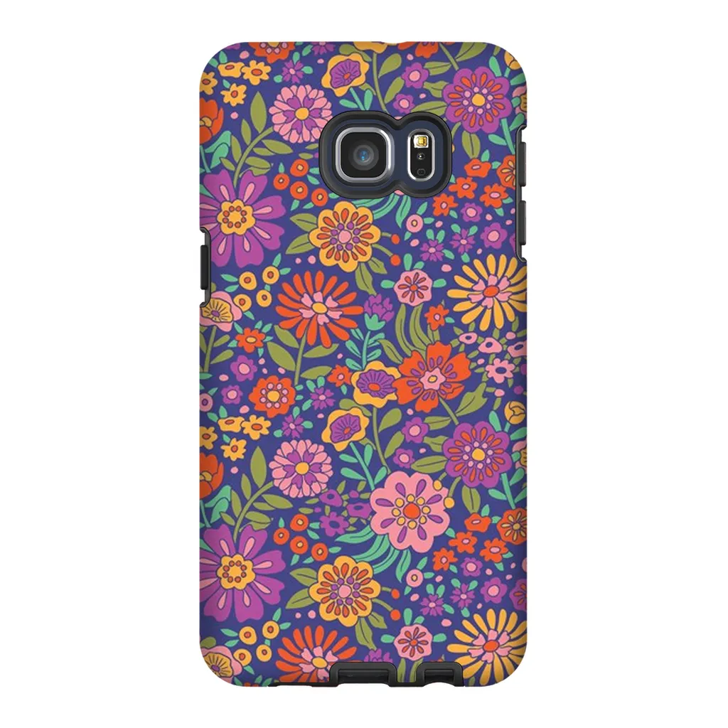 Tough Phone Case - Vintage Flower Land Pattern