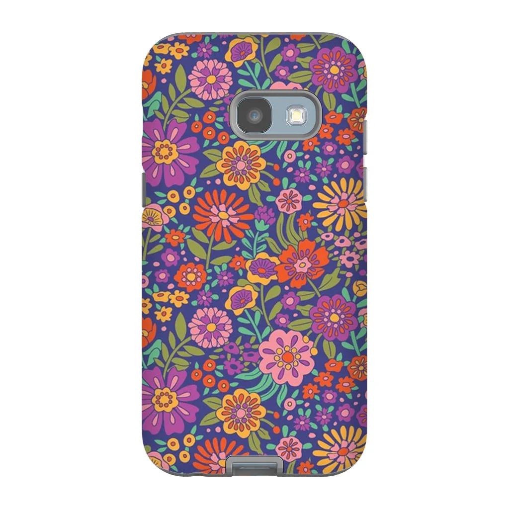 Tough Phone Case - Vintage Flower Land Pattern