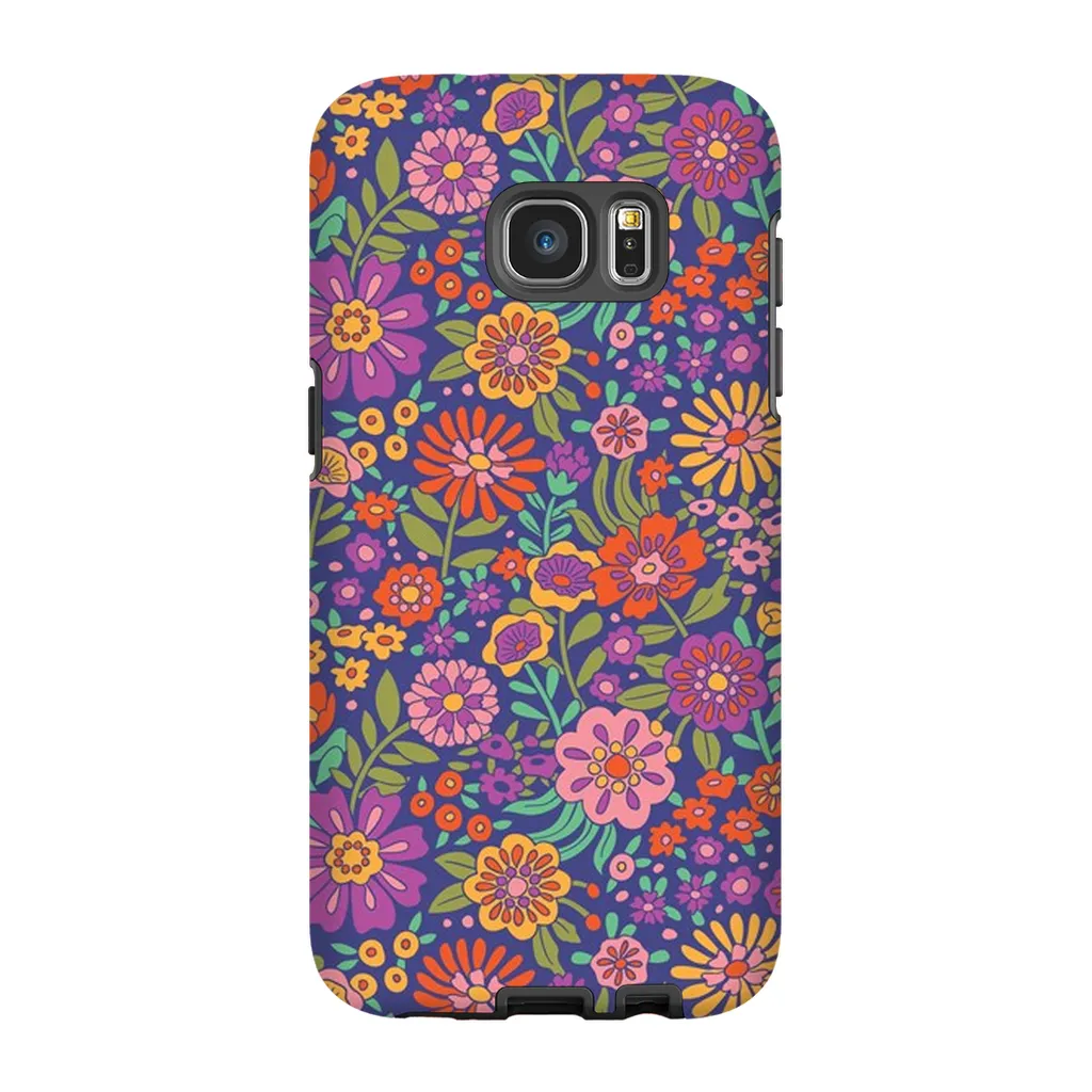 Tough Phone Case - Vintage Flower Land Pattern