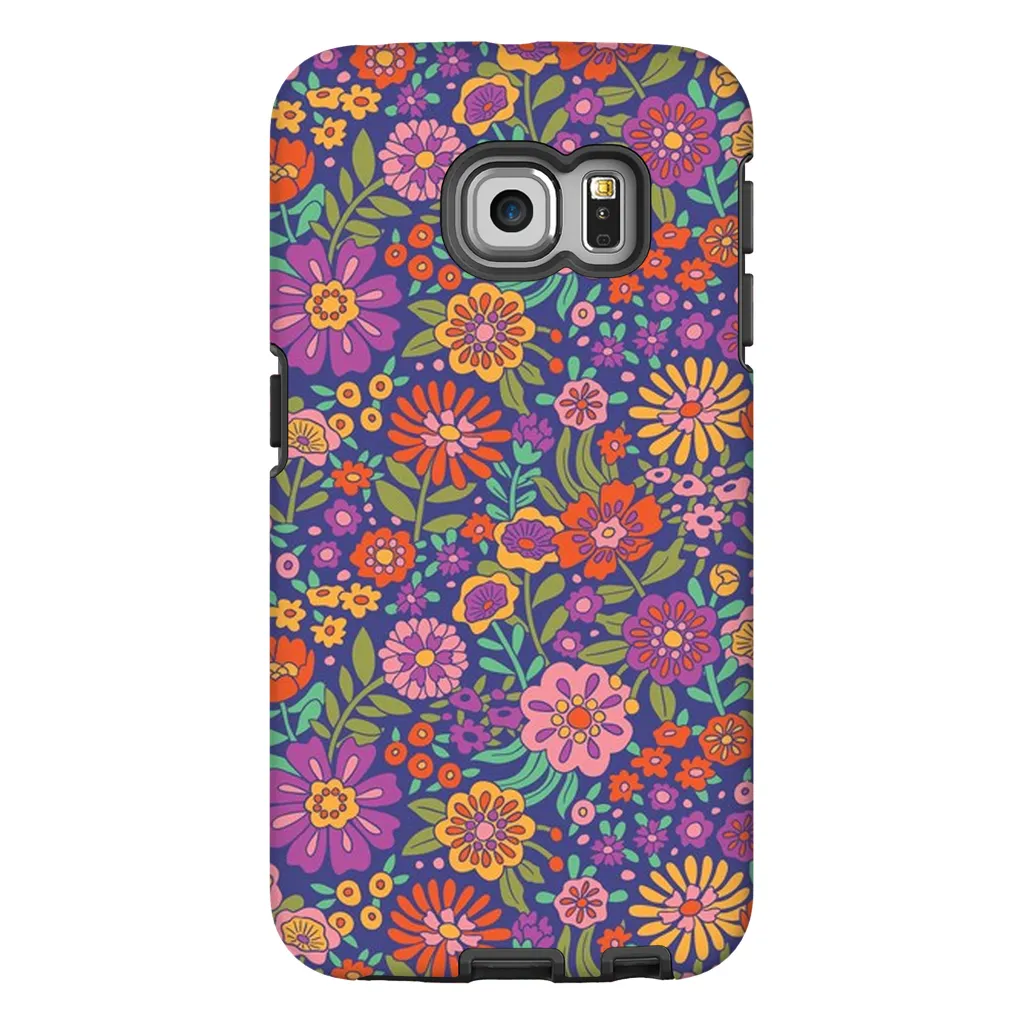 Tough Phone Case - Vintage Flower Land Pattern