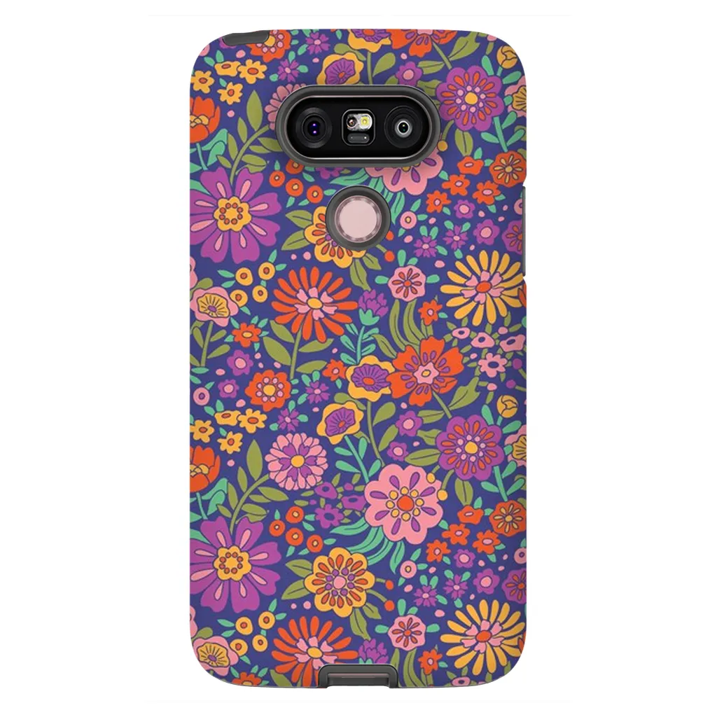 Tough Phone Case - Vintage Flower Land Pattern