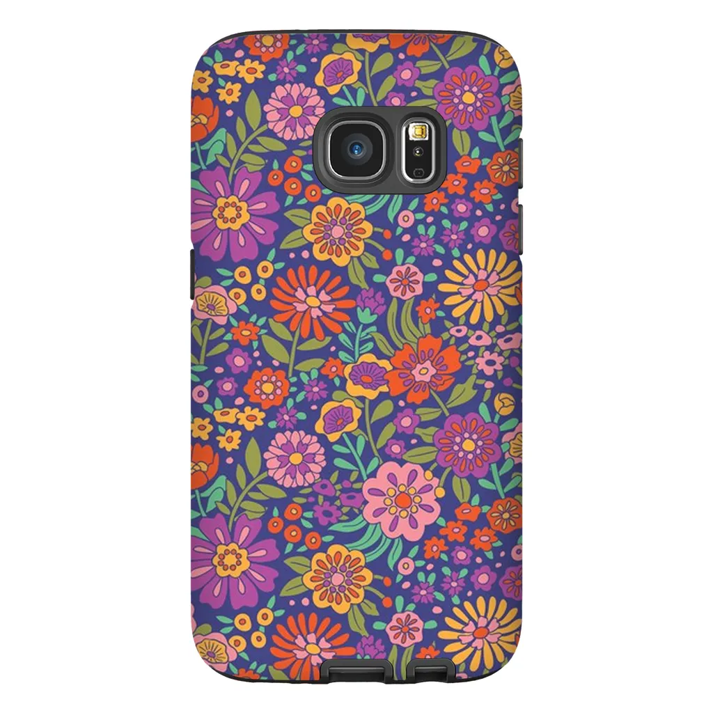 Tough Phone Case - Vintage Flower Land Pattern