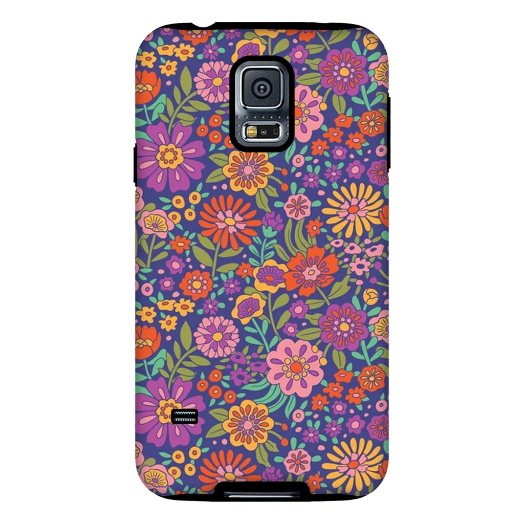 Tough Phone Case - Vintage Flower Land Pattern