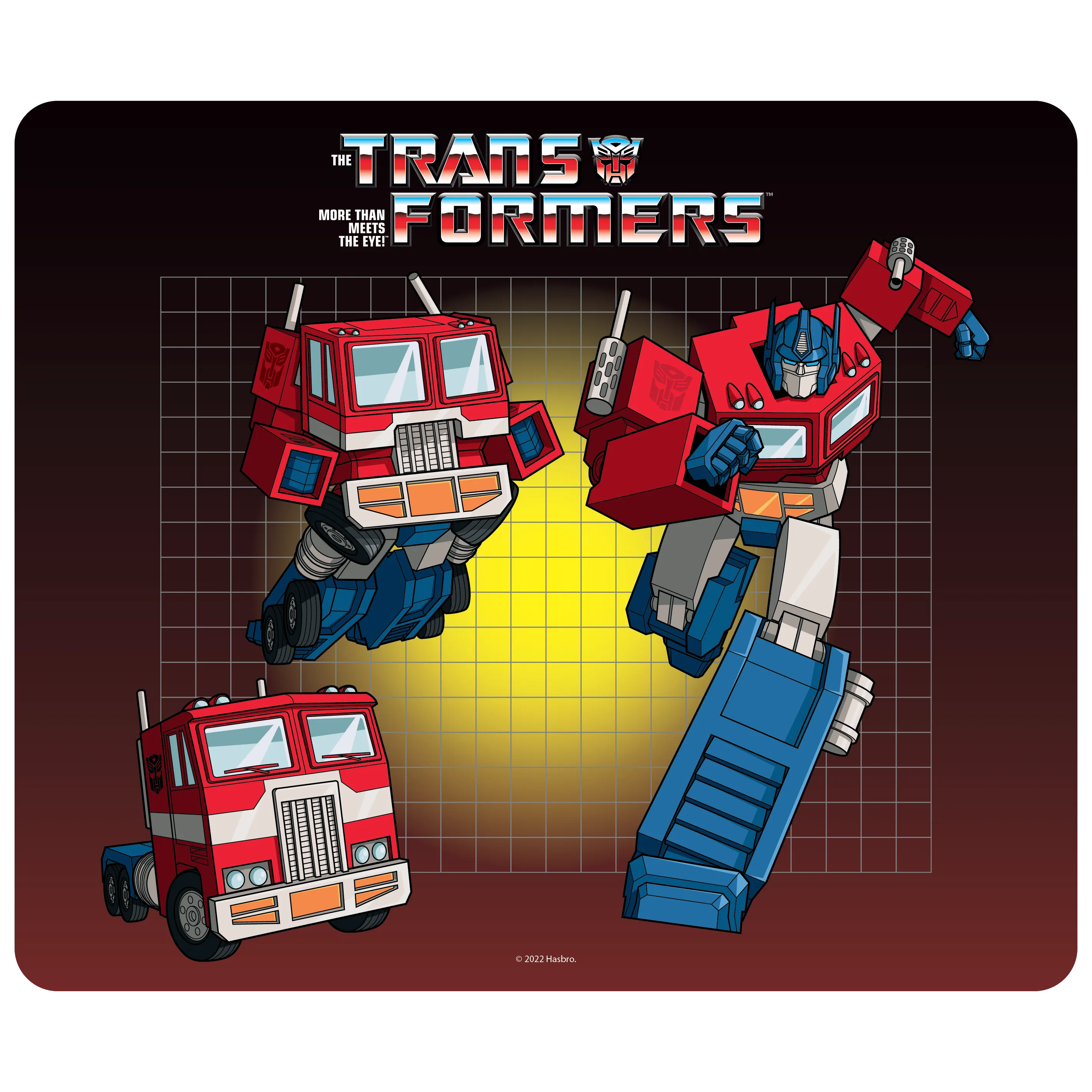 Transformers Optimus Prime Transformation Mouse Pad