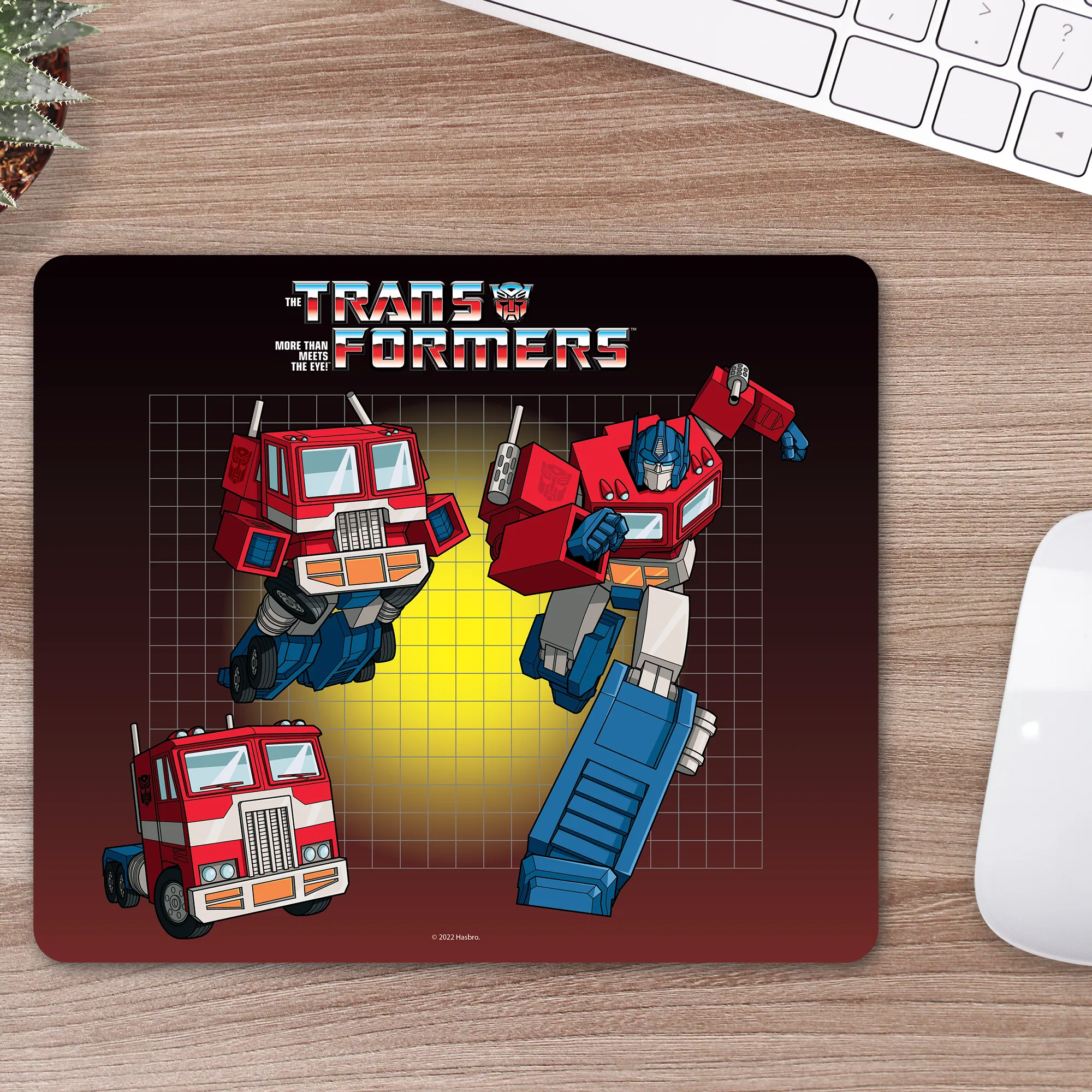 Transformers Optimus Prime Transformation Mouse Pad