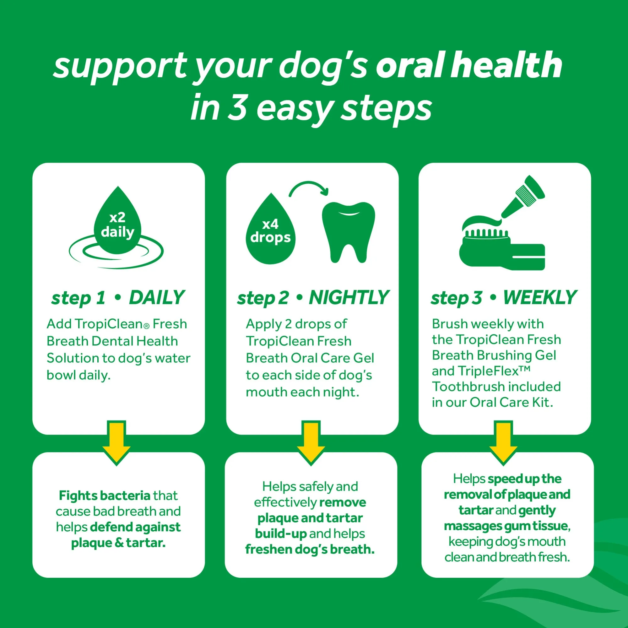 Tropiclean Fresh Breath Oral Care Kit for Puppies