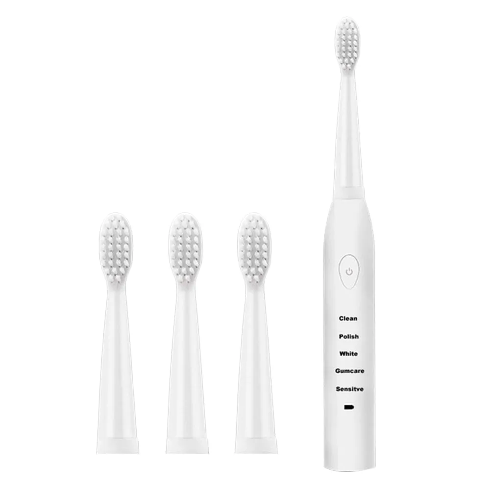 Ultrasonic Rechargeable Electronic Washable Toothbrush- USB Charging