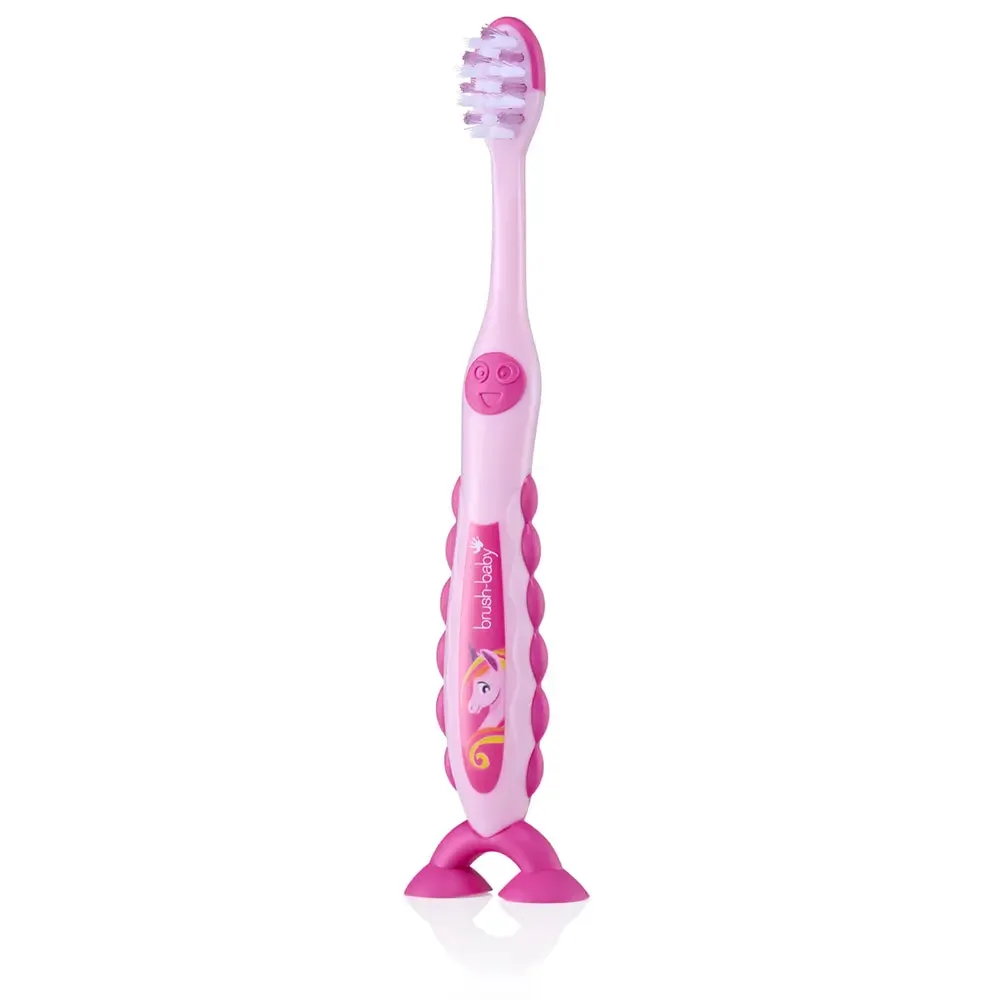 Unicorn FlossBrush™ Bristles Toothbrushes Double Pack (3-6 Years)