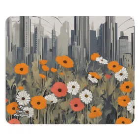 Urban Wildflowers, Computer Mouse Pad - for Home or Office