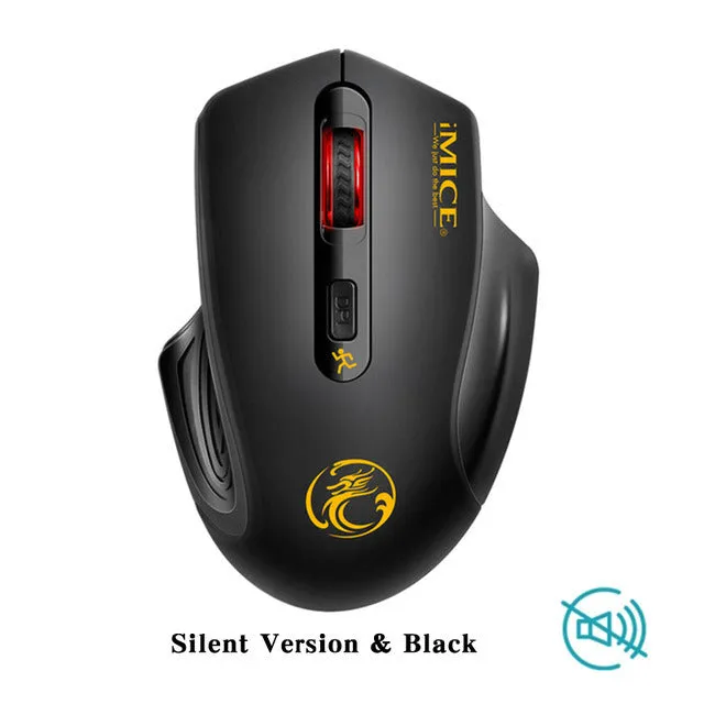 USB 3.0 Receiver Wireless Mouse 2.4G Silent Mouse 4 Buttons 2000DPI Optical Computer Mouse Ergonomic Mice For Laptop PC