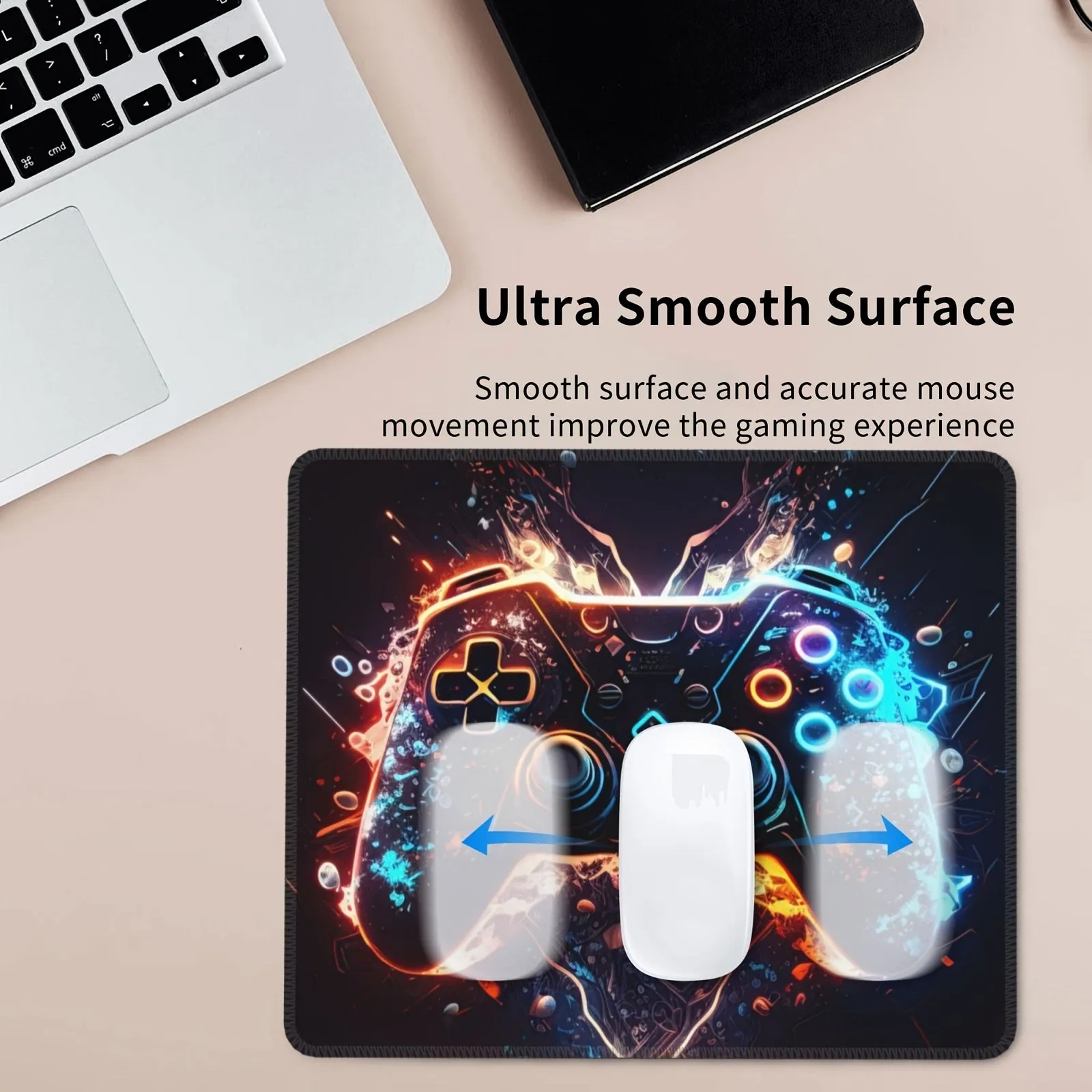 Vibrant Multicolor Gamepad Mouse Pad Essential for PC  Laptop