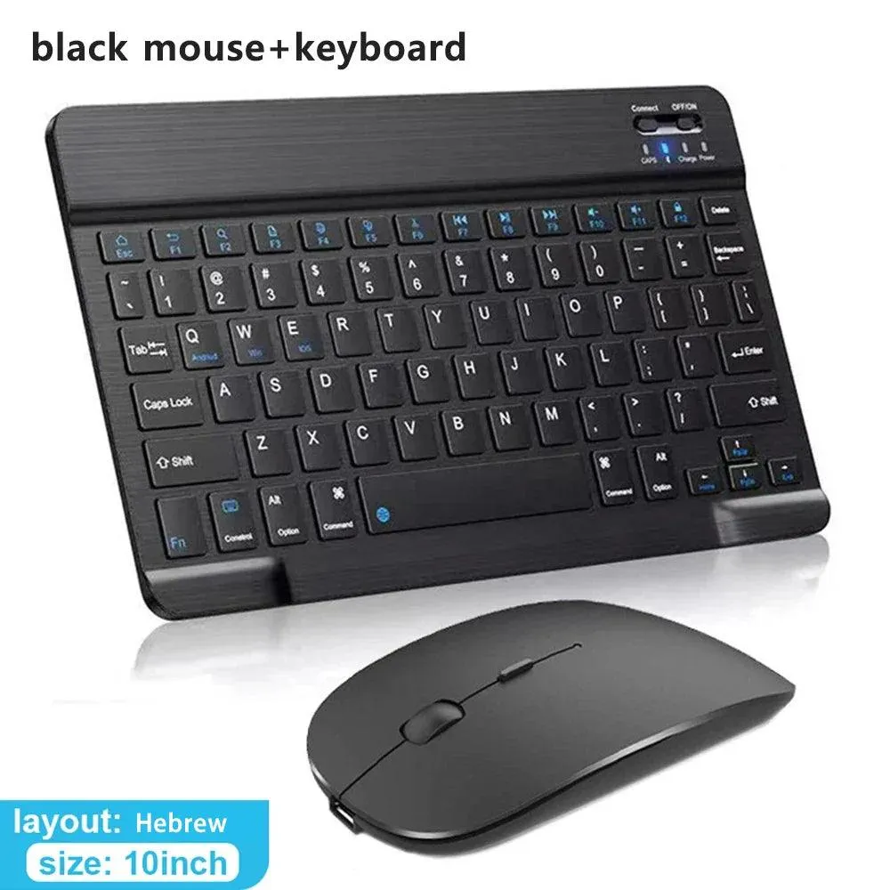 Wireless Bluetooth Keyboard and Mouse Set: Multi-Language Support for Tablets, Laptops & Mobile Devices - Ultimate Convenience and Connectivity