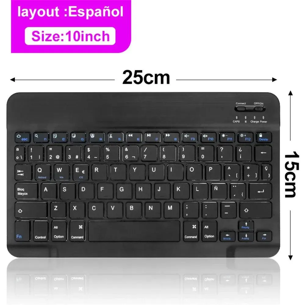 Wireless Bluetooth Keyboard and Mouse Set: Multi-Language Support for Tablets, Laptops & Mobile Devices - Ultimate Convenience and Connectivity