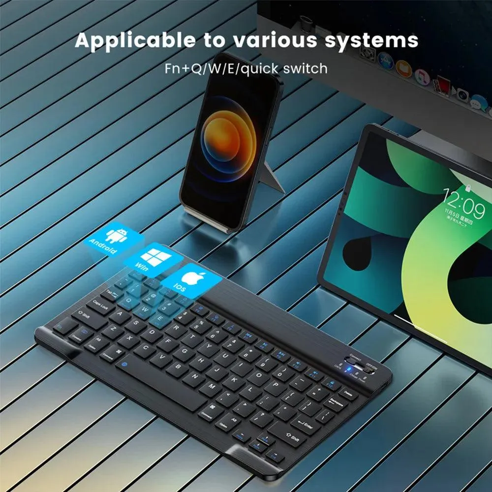 Wireless Bluetooth Keyboard and Mouse Set: Multi-Language Support for Tablets, Laptops & Mobile Devices - Ultimate Convenience and Connectivity