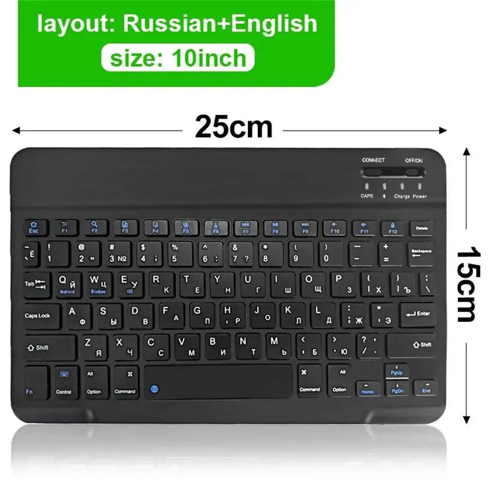 Wireless Bluetooth Keyboard and Mouse Set: Multi-Language Support for Tablets, Laptops & Mobile Devices - Ultimate Convenience and Connectivity