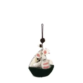 Wool Felt Sailing Mouse