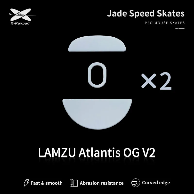 X-Raypad Jade Mouse Skates for Lamzu Atlantis OG V2 / OG V2 4K / OG V2 Pro