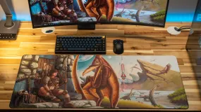 Xavii "Survivor's Respite" Limited Edition Content Creator Collaboration Gaming Deskmat XL Mousepad