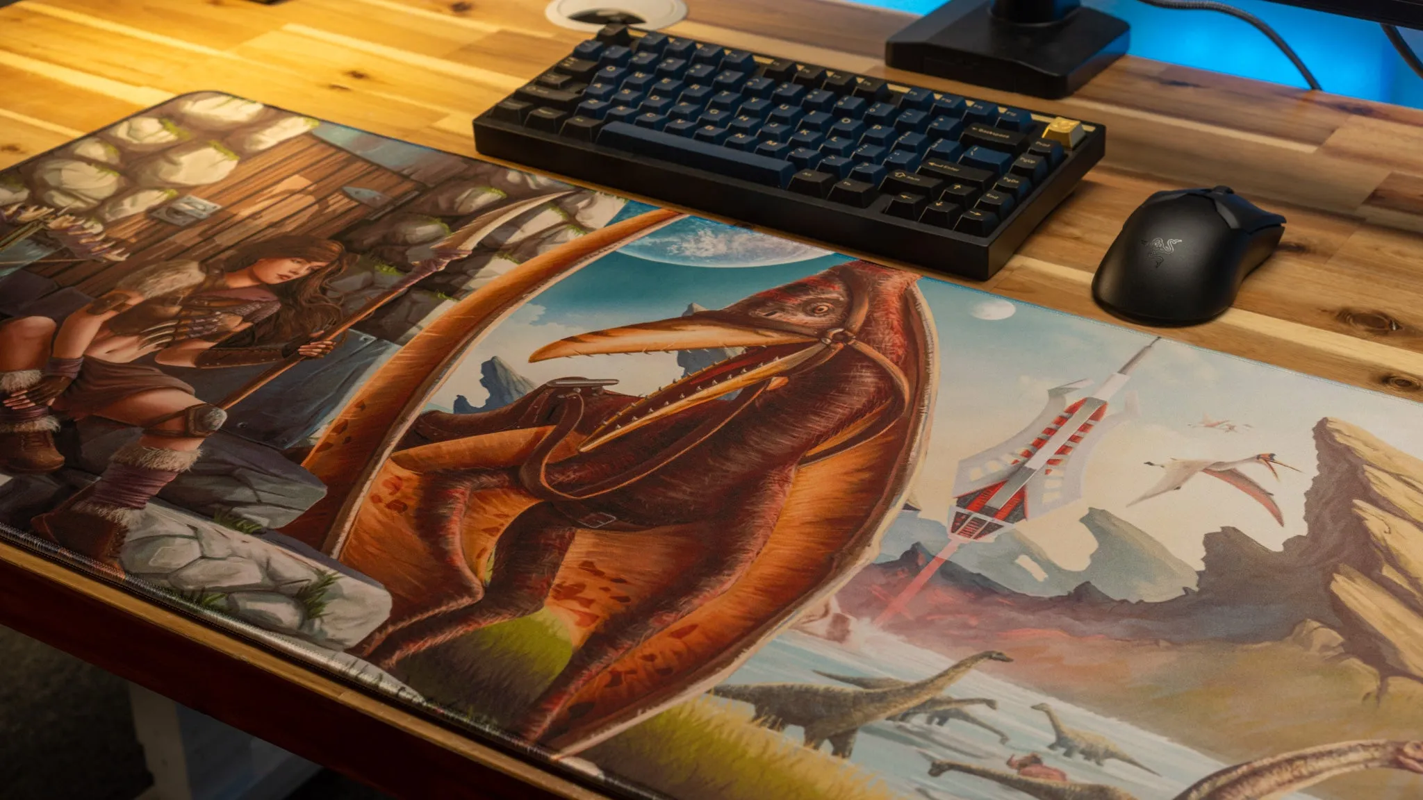 Xavii "Survivor's Respite" Limited Edition Content Creator Collaboration Gaming Deskmat XL Mousepad