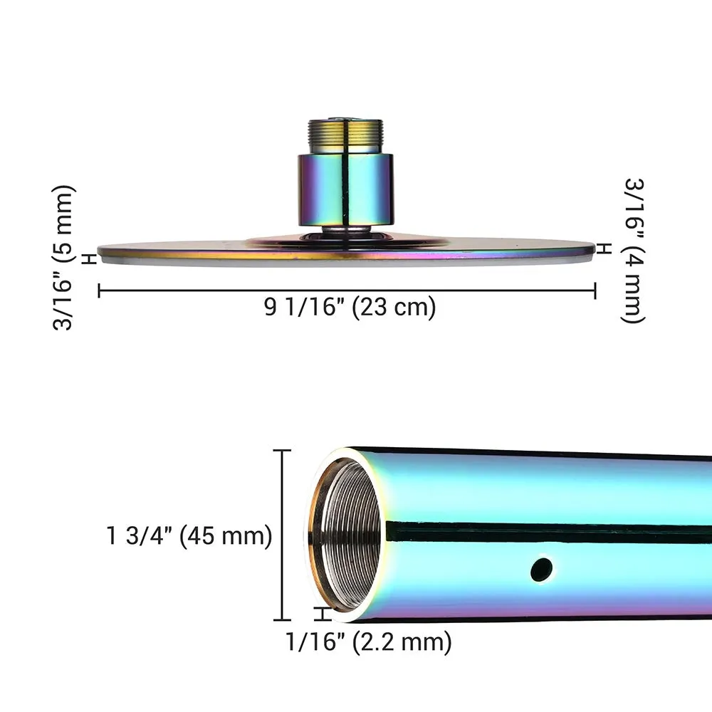 Yescom 11.5ft Colorful Portable Spinning Pole